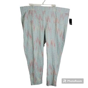 NWT Torrid Leggings Dot Spatter Harbor Grey Cropped Casual Comfy Size 5X 28